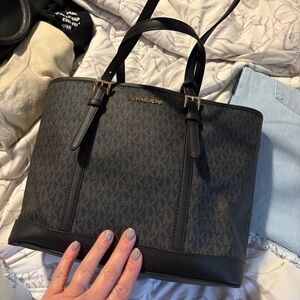 Michael Kors Black and Gray Tote